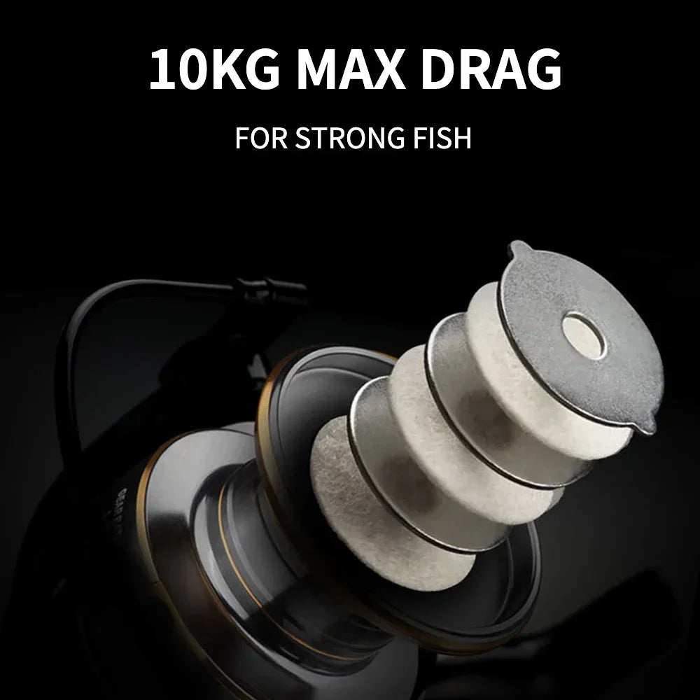 Metal Spool Fishing Spinning Reel